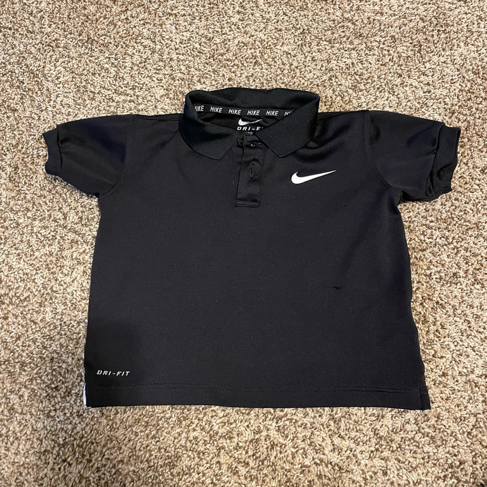 Boys Nike black Polo